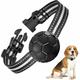 Collier Anti Aboiement Chien à Poil Long, Rechargeable avec 3 Modes Son/Vibration/Choc, Automatique