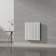 [neu.haus] - Radiateur à panneau plat Nore 449 w acier 60 x 60 cm blanc