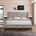 Ebern Designs Aquasia Platform Storage Bed Upholstered/Velvet in Gray | 40.5 H x 66.5 W x 86 D in | Wayfair 7FFEF1C52D7D45D98CFC70FC4ECB1276