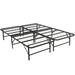 Alwyn Home Bothwell 15-inch Metal Bed Frame Platform Metal in Gray | 3.7 H x 37.6 W x 37 D in | Wayfair FB3C02B1441540B59768D0AB6E22625E