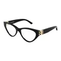 Balenciaga , Black Eyewear Frames ,Black female, Sizes: 54 MM