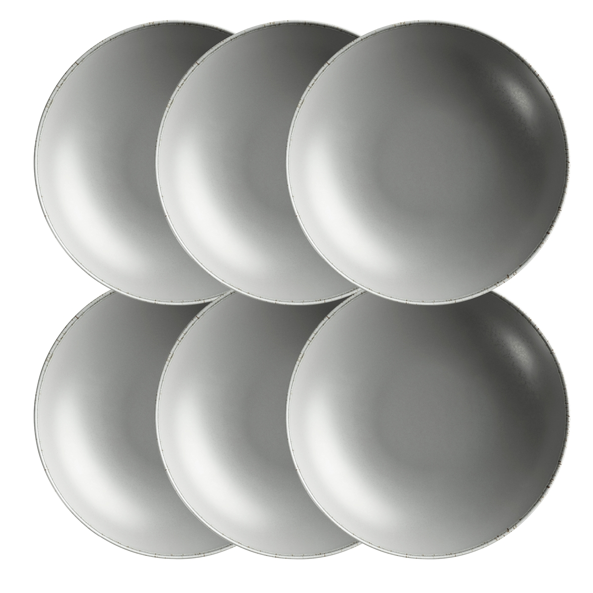 MÄSER by costaverde Teller tief 24 cm, Neutral, 6er Set, 400232 Image