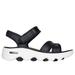 Skechers Women's Foamies: Massage Fit Sandal - Heartfelt Sandals | Size 7.0 | Black/White | Synthetic | Vegan | Machine Washable