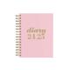 Collins Scandi A5 2024 to 2025 Mid Year Day a Page Diary - Pink, Pink