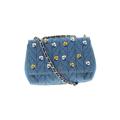 Kate Spade New York Shoulder Bag: Pebbled Blue Print Bags