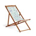 Habitat Folding Wooden Garden Deck Chair - White