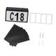 COOLHIYA 1 Set Solar Door Plate Solar Wall Lamp Solar Light for outside House Number Plaque House Number Lamp Outdoor Solar Light House Doorplate Light Insert into The Ground Number Lights