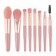 JHNNMS 8Pcs Professional Makeup Brushes Cosmetic Powder eye Shadow Foundation Blush Blending Concealer Beauty Make Up Tool (Color : D, Size : Light Grey)