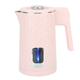 Electric Kettle, 2L 2000W Hot Water Boiler Heater Pot 304 Stainless Steel Fast Boiling Electric Tea Kettle, Hot Water Kettle Teapot Boiler & Heater, Automatic Shut Off (Pink)