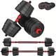 DICAO Adjustable Dumbbells Set 20kg,Dumbbell Barbell Kettlebell Push-Up Stand Perfect for Strength Training Weight Lifting,Weights Dumbbells Set for Men Women GB STOCK (Red-Updated 30KG)