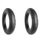 IGUATU 2 x Bicycle Tyres, Folding Replacement Bicycle Tires, Electric Bike Tires Compatible with Mountain Snow, 26 x 4.0 Inches