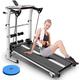 Folding Treadmill Folding Treadmill for Home Use, Easy Assembly Compact Running Machine Folding Shock-Absorbing Electric Treadmill Fitness R