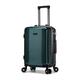 PASPRT Carry On Luggage Hard Luggage Shock Absorbing Universal Wheel Suitcase Simple Trolley Luggage Aluminum Frame Double Buckle Password Luggage (Black 36 * 60 * 24CM)