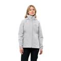 Funktionsjacke JACK WOLFSKIN "STORMY POINT 2L JKT W" Gr. M, grau (cool grey) Damen Jacken Kurze