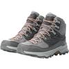 Wanderschuh JACK WOLFSKIN "CYROX TEXAPORE MID W", Gr. 40, grau, Textil, Leder, sportlich, Schuhe, Wasserdicht