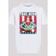 Kurzarmshirt F4NT4STIC "Kinder Superman True Hero with Kids Basic Tee" Gr. 146/152, weiß (white) Jungen Shirts T-Shirts