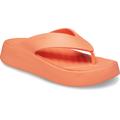 Zehentrenner CROCS "Getaway Platform Flip" Gr. 41, orange Damen Schuhe Strandschuhe