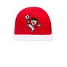"Baseball Cap LOGOSHIRT ""Mainzelmännchen - Fritzchen Ball"" Gr. 3, rot (rot, weiß) Baby Caps Baseball mit detailreicher Stickerei"
