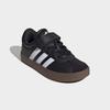 Sneaker ADIDAS SPORTSWEAR "VL COURT 3.0 KIDS", Gr. 35, schwarz-weiß (core schwarz, cloud weiß, core schwarz), Synthetik, Leder, sportlich, Schuhe, inspiriert vom Design des adidas samba