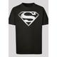 Kurzarmshirt F4NT4STIC "F4NT4STIC Kinder Superman Spot Logo with Kids Basic Tee" Gr. 122/128, schwarz (black) Jungen Shirts T-Shirts