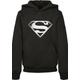 Hoodie F4NT4STIC "Kinder Superman Spot Logo with Basic Kids Hoody" Gr. 158/164, schwarz (black) Jungen Sweatshirts Sweatshirt