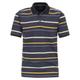 Poloshirt CASAMODA "CASAMODA Polo-Shirt gestreift" Gr. XL, blau (dunkelblau) Herren Shirts Poloshirts