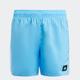 Badeshorts ADIDAS PERFORMANCE "3-STREIFEN" Gr. 128, N-Gr, blau (blue burst) Kinder Badehosen Bekleidung