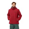 Funktionsjacke JACK WOLFSKIN "STORMY POINT 2L JKT M" Gr. M, rot (red glow) Herren Jacken Trekkingjacken