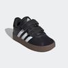 Klettschuh ADIDAS SPORTSWEAR "VL COURT 3.0 KIDS", Gr. 24, schwarz-weiß (core schwarz, cloud weiß, core schwarz), Synthetik, Leder, sportlich, Schuhe, inspiriert vom Design des adidas samba