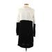 Tommy Hilfiger Casual Dress - Sweater Dress: Ivory Dresses - Women's Size Medium