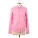 H&M Long Sleeve Button Down Shirt: Pink Print Tops - Women's Size 12