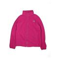 The North Face Fleece Jacket: Pink Print Jackets & Outerwear - Kids Girl's Size 18