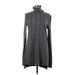 Guess Casual Dress - Sweater Dress: Gray Dresses - Women's Size Medium