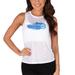 Women's Concepts Sport White New York Knicks Infuse Lightweight Slub Knit Tank Top