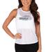 Women's Concepts Sport White San Antonio Spurs Infuse Lightweight Slub Knit Tank Top