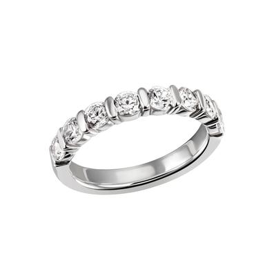 Fingerring FIRETTI "Schmuck Geschenk Silber 925 Silberring Ring Memoire-Optik glitzernd" Gr. 62, silber (silberfarben, k