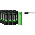 COAST Zithion-X AA Rechargeable Lithium-Ion Batteries with USB-C Port (1.5V, 2400 30984