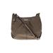 Coach Factory Leather Crossbody Bag: Pebbled Brown Print Bags