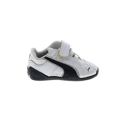 Puma Sneakers: Gray Print Shoes - Kids Boy's Size 5