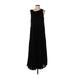 Banana Republic Cocktail Dress - Midi: Black Solid Dresses - Women's Size Small