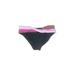 Robin Piccone Swimsuit Bottoms: Black Color Block Swimwear - Women's Size X-Small