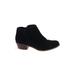 Lucky Brand Ankle Boots: Black Solid Shoes - Women's Size 6 - Almond Toe