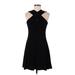 MICHAEL Michael Kors Cocktail Dress - Mini: Black Solid Dresses - Women's Size 6