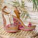 Jessica Simpson Shoes | Jessica Simpson. Alinda Wedge Heels. Size 10. | Color: Pink | Size: 10