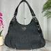 Coach Bags | Coach Madison Signature Gathered Jacquard Maggie Shoulder Bag 18886 Sv/Black | Color: Black | Size: Os