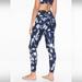 Athleta Pants & Jumpsuits | Athleta Water Flower Salutation Casual Sports Leggings 7/8 Tight Blue Size S | Color: Blue | Size: S