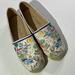 Kate Spade Shoes | Kate Spade New York Coastal Vacation Espadrilles Womens Sz 8 Flats Canvas | Color: Blue/Tan | Size: 8