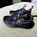 Nike Shoes | Children Boys Nike, Us 12c, Grey Black, No Shoelace Shoe, Slip On Tennis Shoe, | Color: Black/Gray | Size: 12b