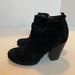 Michael Kors Shoes | Michael Kors Rosey Suede Ankle Boots Womens Booties Leather Black Sz 8 M | Color: Black | Size: 8