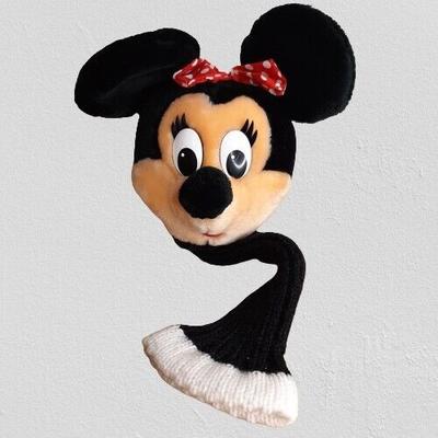 Disney Games | Minnie Mouse Vtg Golf Club Plush Head Cover Disneyland Walt Disney World | Color: Black | Size: Os